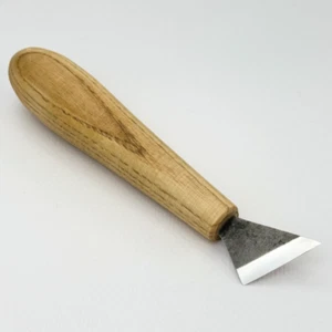 Cuchillo para tallar astillas - Acero forjado 52100, mango ergonómico, para trabajo geométrico - Imagen 1 de 11