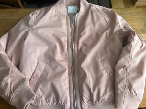 đŠī¸ BNWT Men's Topman Small Dusty Pink Bomber Jacket with Cream Quilted Lining - Picture 1 of 10