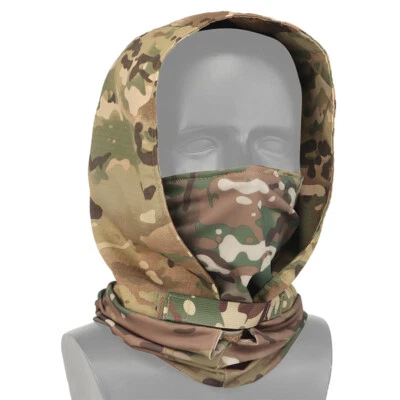 Tactical Half Face Mask Camo Balaclava Outdoor Hood Hunting Sports Gear Military - Image 1 of 4