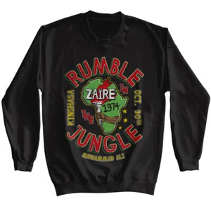 Muhammad Ali Rumble In The Jungle Zaire 1974 Oct 30th Kinshasa Sweat T Shirt - Picture 1 of 5