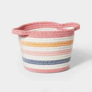 Striped Coiled Rope Kids' Storage Bin Small - Pillowfort - Picture 1 of 4