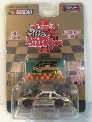 Vtg NASCAR Racing Champions 1:64 Ken SHRADER #33 Adult Collectibe Gold Chrome - Image 1 of 4