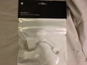 Apple MacBook Air Micro-DVI to VGA Adapter - MB203G/A. Ref:CD_2 - Picture 1 of 6