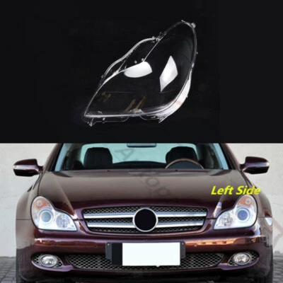 Carcasa de lente del faro delantero izquierdo + tapa de lente para Mercedes-Benz W219 CLS 2006-2011 Foto 1 de 4