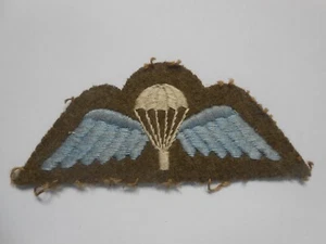 British Parachute jump wing 2ww second war era cloth specialist award patch - Picture 1 of 4