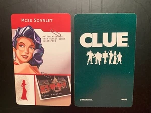Clue   2002   Suspect Cards   YOU PICK    Game Replacement Card Hasbro - Picture 1 of 8