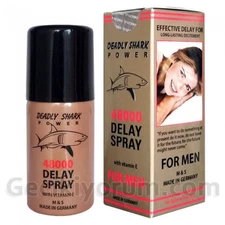 DEADLY SHARK POWER 48000 DELAY SPRAY FOR MEN  100% ORIGINAL