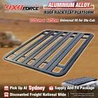 135x125cm Aluminium Alloy Roof Rack Flat Platform For Universal Dual Cab Syd