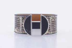 Bracciale Hermès - H 2002 Manchette Lizard - Nuovo (con pellicola protettiva) - Imagen 1 de 9