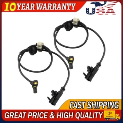 Front ABS Wheel Speed Sensor Set for Chevy Silverado GMC Sierra 1500 Yukon 4WD - Image 1 of 4