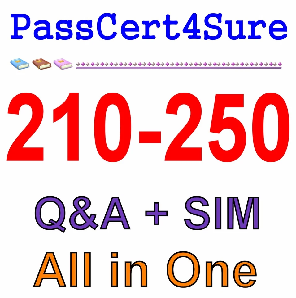 Cisco Best Exam Practice Material for 210-250 Exam Q&A+SIM - Image 1 of 1