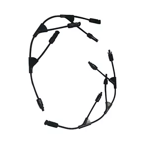 1 coppia cavo pannello solare connettore fotovoltaico cavo 4 a 1 splitter 1000 V 30A - Foto 1 di 7