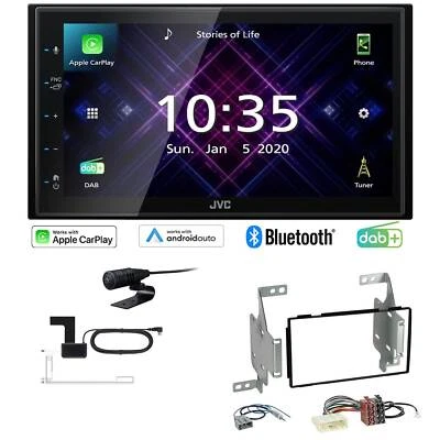 JVC Autoradio Apple CarPlay Android  DAB+ für Nissan Juke 2010-2014 in schwarz - Bild 1 von 4