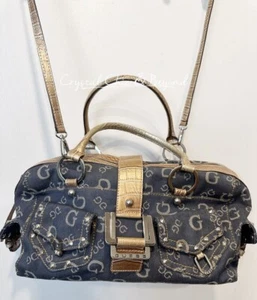 Guess Blue Denim Handbag Shoulder Bag, Rare Vintage, pre-own excellent condition - Picture 1 of 8