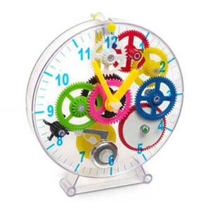 Kids' Educational Learning Fun DIY Easy Assemble Make Your Own Clock Kit - Picture 1 of 3