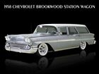 1958 Chevrolet Brookwood Station Wagon NEW METAL SIGN: 9 x 12" Ships Free