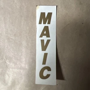 MAVIC BIKE TRANSFERS - WHITE WITH CLEAR BACKGROUND RACING BIKE - Picture 1 of 3