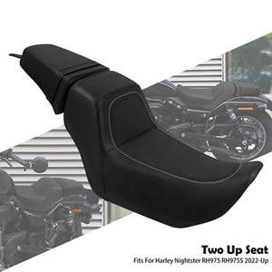 Asiento negro conductor pasajero 2-up para Harley Nightster RH975 Special RH975S 22-25 - Imagen 1 de 17