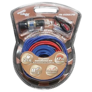 Audiopipe 8GA Copper Amplifier Wiring Kit 1500 Watt Systems - Picture 1 of 1