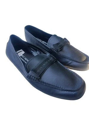 Men's Size 10.5 Marc New York Andrew Marc Tanner Loafers Slip On Shoes Black - Image 1 of 4