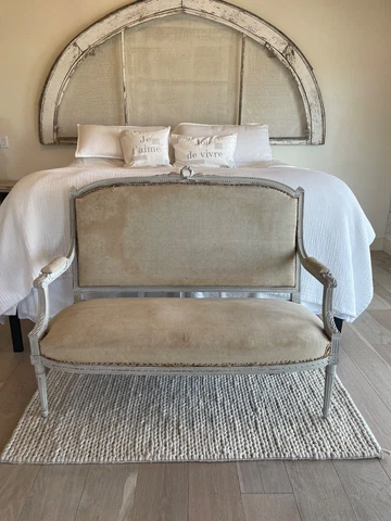Antique Swedish Gustavian Settee Cover