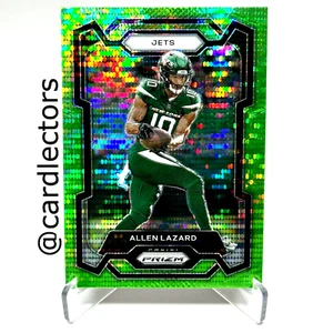 2023 Panini PRIZM Football ALLEN LAZARD #229 Neon Green Pulsar PRIZM SP JETS - Foto 1 di 2