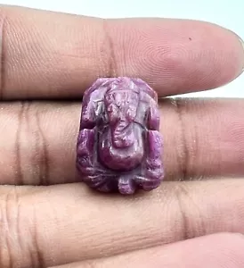 Ruby Ganesha Figure 32.35cts,Handcrafted Gemstone Idol for Prosperity&Protection - Picture 1 of 4
