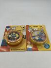 Set of 2 2004 The Simpsons Duff's Beer Moe's Tavern Collectible 4 Coasters New