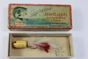 RARE - Heddon WILDER-DILG " PEET'S CHOICE " W-D No. 7 Box MINT CONDITION w/ Card - Picture 1 of 9