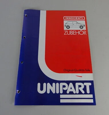 Catalogo Unipart Accessori Per Innocenti 90 / 120 / MILLE Anno 1979 - Immagine 1 di 2