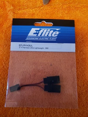 E-flite EFLRYH3UL 3" Y-HARNESS Ultra Lightweight Extension - New - JT25 - Image 1 of 4