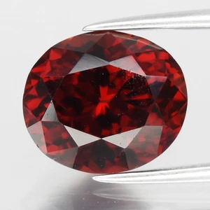 π 4.13ct 10x8.8mm VS Oval Natural Reddish Orange Garnet - Superb, Tanzania Gem - Picture 1 of 4