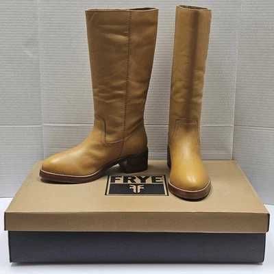 Bota Frye Camryn Alta para Mujer - Color Plátano Talla 8 - Nueva en Caja Foto 1 de 4