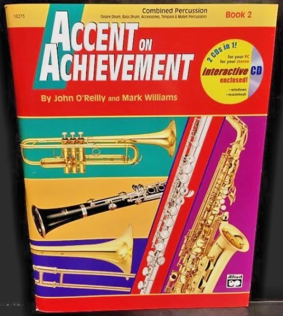 ACCENT ON ACHIEVEMENT - Combined Percussion - Book 2 with CD - Image 1 of 1