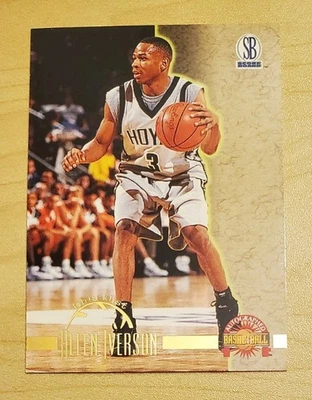 1996 Score Board Checklist Allen Iverson #50 (RC) - Image 1 of 2