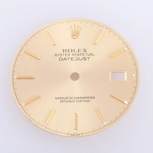 Rolex Datejust 36mm Champagne Stick Dial, T Swiss T, Part 16013 16233 #C42 - Picture 1 of 5