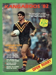 #EE.   OPEN RUGBY LEAGUE MAGAZINE - 1982 AUSTRALIAN KANGAROOS - Picture 1 of 2