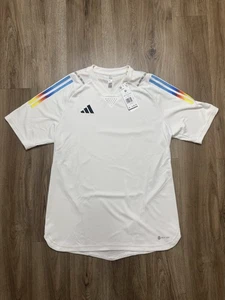 Adidas TIRO PRO Heat Dry Jersey Soccer White Men Size M - Picture 1 of 6