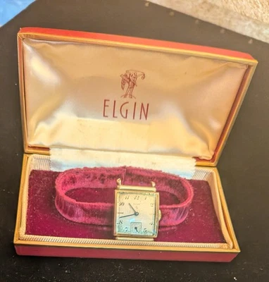 Lord Elgin 1947 10K Gold Filled 15 jewel Durapower mens Watch with box 623 movt - Image 1 of 4