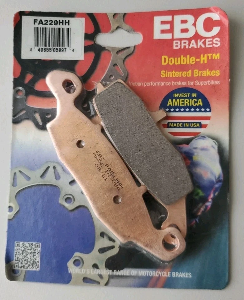 JUEGO PASTILLAS FRENO EBC FA229HH Foto 1 de 1