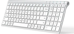 iClever BK10 Bluetooth Keyboard, Universal Bluetooth 5.1 Wireless Keyboard - Picture 1 of 7