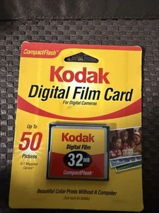 Kodak Digital CF Card For Digital Cameras 32 MB Compact Flash NEW - Picture 1 of 2