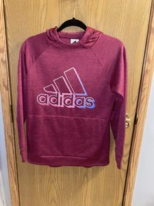 Adidas Pink Hoodie Junior Girls Sz XL (16) NWT Adidas Hooded Sweatshirt - Picture 1 of 7