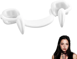 Einziehbare Vampirzähne Reißzähne für Kinder Erwachsene Halloween Rollenspiele - Bild 1 von 11