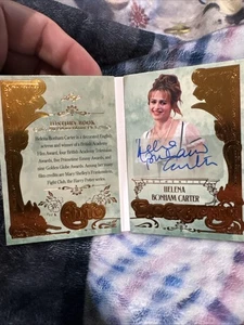 2024 Leaf HELENA BONHAM CARTER Pop Culture History Book Auto Biography /25 - Picture 1 of 6