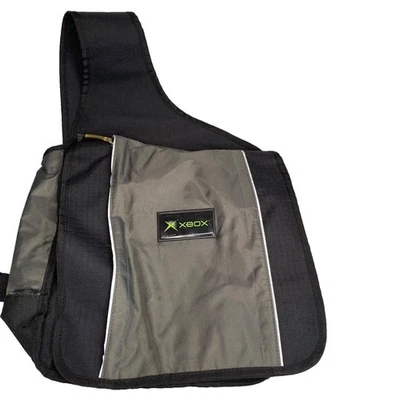 Сумка-мессенджер Xbox, серая/черная для переноски игр с плечевым ремнем, от Leeds- - Изображение 1 из 4
