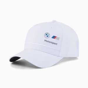 PUMA ORIGINAL BMW M MOTORSPORT BASEBALL CAP WHITE CAP UNISEX PREMIUM HAT - Picture 1 of 5