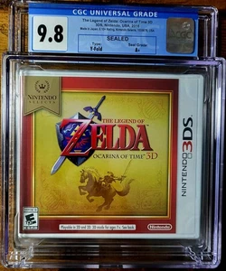 2016 Legend of Zelda: Ocarina of Time 3D Nintendo Selects 3DS Sealed CGC 9.6 A+ - Picture 1 of 3