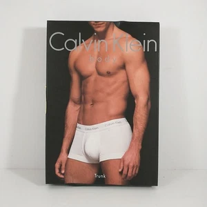 RARE NIB Calvin Klein Men's Body Trunk Boxer Brief VTG White Medium 2001 U1012 - Picture 1 of 6