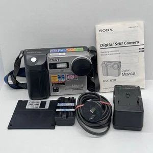 Sony Mavica MVC-FD81 Digital Camera w/ Battery, Charger, Floppy Disk TESTED - Picture 1 of 14
